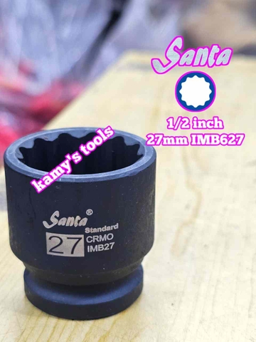 Đầu tuýp 1/2 inch 12 cạnh Santa 21mm 23mm 27mm 30mm 32mm IMB621 IMB623 IMB627 IMB630 IMB632