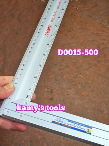 D0015-500 Thước ke góc vuông hợp kim nhôm 500mm C-mart