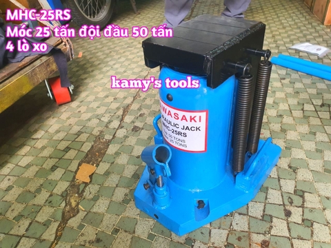 Kích con đội móc 25 tấn đội đầu 50 tấn kích móc MHC-25RS Kawasaki kích chân 25 tấn