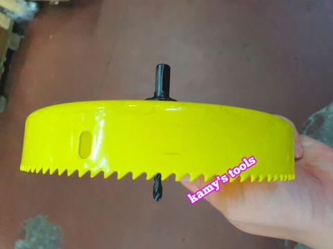 Mũi khoan khoét lỗ tròn gỗ thạch cao 127mm 152mm 160mm 168mm 170mm 180mm 190mm 200mm 210mm 220mm