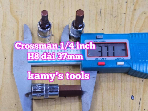 Tuýp lú đầu lục giác 1/4 Inch Crossman 3mm 5mm 6mm 8mm model 99-423 99-425 99-426 99-428