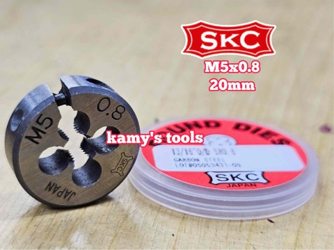 Bàn ren SKC M5x0.8 (5x0.8) đường kính 13/16 inch 20mm SKC-432005A