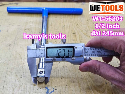 Cần tuýp chữ T 1/2 inch dài 10 inch 245mm Wetools Boss WT-56203