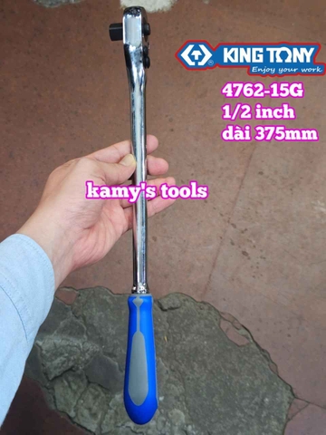 Cần tuýp siết tự động 1/2 inch Kingtony 4762-15G dài 15 inch 375mm 32 răng