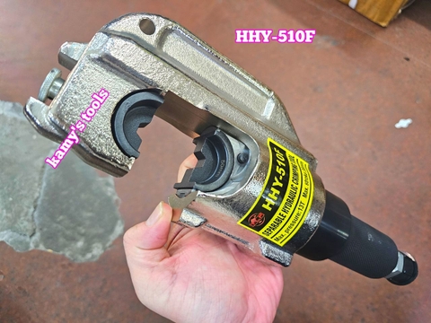 HHY-510F Đầu ép cos thủy lực TLP 16 tấn hành trình 38mm ép lục giác khuôn 16-400mm2