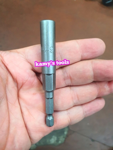 Mũi bắn đầu chụp bulong dài 80mm chuôi chân lục giác 5.5mm 6mm 7mm 8mm 10mm 12mm 14mm 15mm 16mm 17mm 18mm 19mm