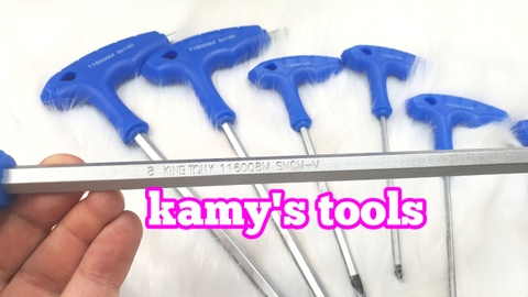 Bộ lục giác bi chữ T 8 chi tiết H2-H10 Kingtony mdoel 9-22108MR