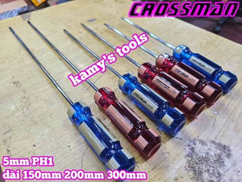 Tua vít bake dẹp 5mm PH1 Crossman dài 150mm 200mm 300mm 45-515 45-535 45-540 45-520 45-550 45-530