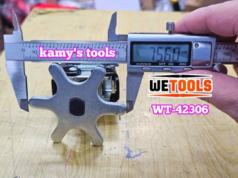 Vam cảo lò xo xupap vào móng xupap trực tiếp trên xe dạng 2 chấu Wetools WT-42306