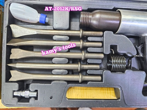 Bộ đục hơi bê tông khí nén 9 chi tiết dài 190mm Hymair AT-2012K/RSG