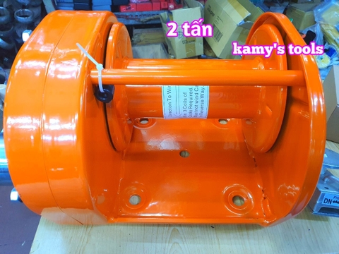 Tời quay tay 2 tấn Nitto nặng 26kg chưa bao gồm cáp, tải trọng nâng và kéo 2 tấn