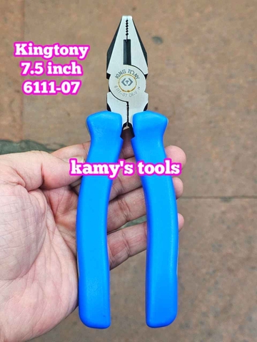 Kìm điện 7.5 inch Kingtony 6111-07 dài 180mm