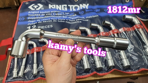 Bộ cần ống điếu 12 chi tiết 8-24mm Kingtony model 1812MR