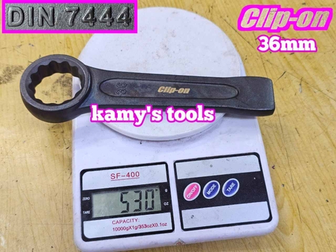 Cờ lê vòng đóng 36mm DIN7444 Clip-On CLO-22036