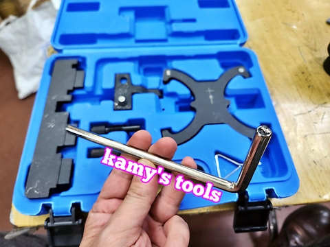 Bộ dụng cụ cân cam, dưỡng đặt cam xe Ford Ecosport Focus Fiesta Modeo Ecoboost 1.5L và 1.6L Kamytools 7 chi tiết