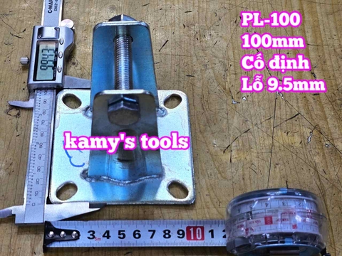 Đế càng cố định và xoay dùng cho bánh xe 100mm PL-100 Kamytools