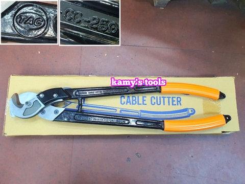 Kìm cắt cáp cơ CC-250 TAC tai cheng cắt dây cáp điện lõi đồng nhôm tiết diện 250mm2 dài 600mm
