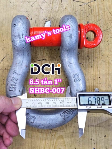 Ma ní omega chốt vặn ren SHBC-007 DCH 8.5 tấn 1 inch đường kính ty ren 28mm