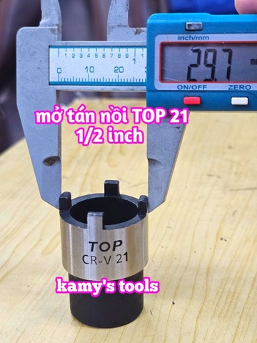 Dụng cụ mở tán nồi côn xe gắn máy 1/2 inch TOP 16mm 19mm 21mm đầu tuýp đầu khẩu mở nồi côn