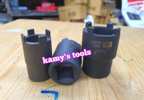 Bộ mở nồi côn xe máy 16mm 19mm 21mm 1/2 inch Santa, đầu tuýp đầu khẩu mở nồi côn (bán lẻ từng cái)