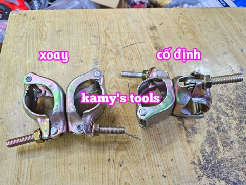 Cùm giàn giáo kẹp ống xoay và cố định kamytools