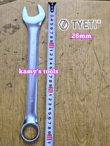 Cờ lê vòng miệng 25mm 26mm TYETI dài 405mm TYETI-3225A TYETI-3226A