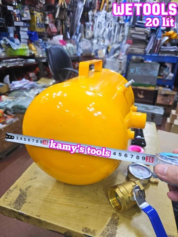 Bình hỗ trợ bơm bật tanh lốp hỗ trợ bơm lốp không săm ô tô 20 lít Wetools WT-152220