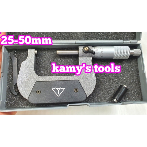 Panme cơ khí 0-25mm 25-50mm chữ Y loại tốt