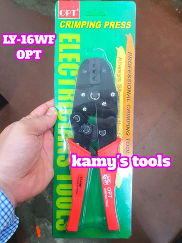 Kìm bấm cos pin tròn rỗng SN-16WF OPT 6-16mm2