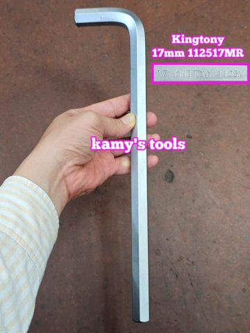 Lục giác đầu bằng 17mm Kingtony 112517MR dài 337mm