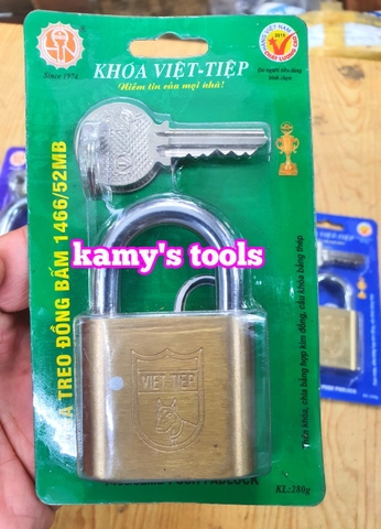 [Chính hãng] Ổ khóa việt tiệp đồng 4f, 5f, 6f loại bấm