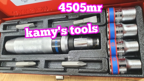 Bộ tua vít đóng tự động cao cấp kingtony model 4505mr 10 chi tiết, bộ tô vít đóng