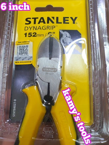 [Chính hãng] Kìm cắt Stanley 6 inch 152mm model 84-027, STHT84027-8, kềm cắt