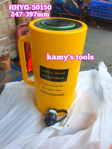 HHYG-50150 Kích thủy lực 50 tấn TLP hành trình 150mm 247mm-397mm