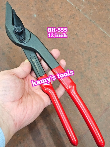 BH-555 Kéo cắt đai sắt thép Black Hand 12 inch 300mm cắt đai sắt 28mm dày 0.8mm