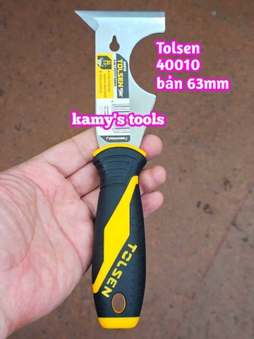 Dụng cụ dao cạo ron đa năng 6 trong 1 Tolsen 40010 dài 215mm bản 63mm