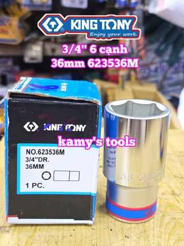 Đầu tuýp 3/4 inch 6 cạnh trắng 33mm 34mm 36mm 38mm 41mm 623533M 623534M 623536M 623538M 623541M