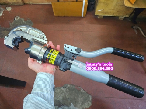 Kìm ép cos thủy lực TLP HHY-400E ép lục giác 11 tấn 16-400mm2
