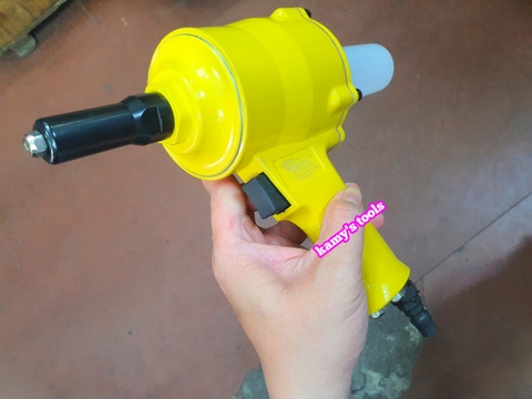 Kìm rút đinh tán bằng hơi Air Riveter, máy tán đinh rive dùng khí nén loại ngang dạng sung