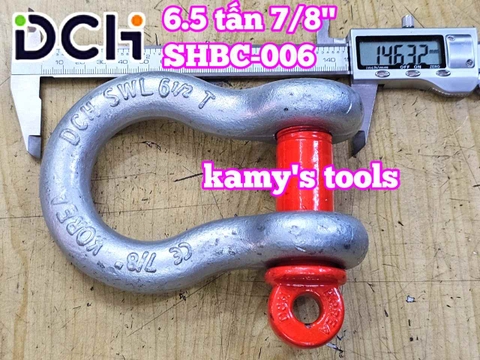 Ma ní omega chốt vặn ren SHBC-006 DCH 6.5 tấn 7/8 inch đường kính ty ren 25mm