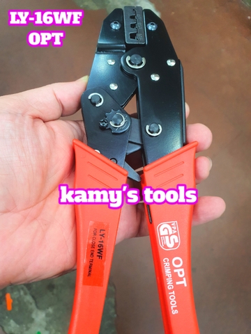 Kìm bấm cos pin tròn rỗng SN-16WF OPT 6-16mm2