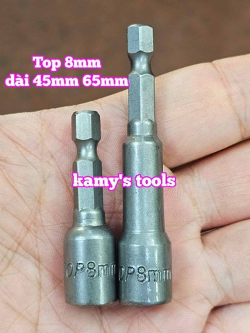 Đầu vít bắn tôn 8mm TOP dài 45mm 65mm 071120-8MM và 080114-8MM