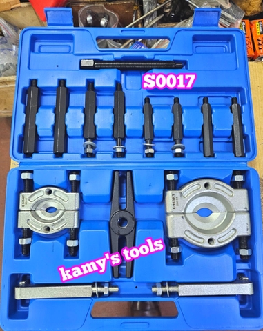 S0017 Bộ vam cảo đĩa chặn tháo vòng bi bạc đạn 30mm 75mm, bộ cảo đĩa mặt trăng 14 chi tiết C-mart