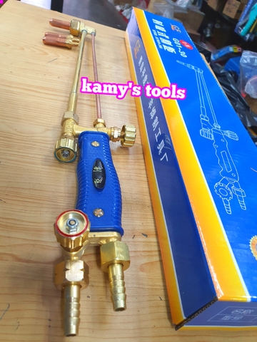 Tay cắt hơi oxy ga, mỏ đèn cắt gió đá G1-30, kèm 2 béc cắt