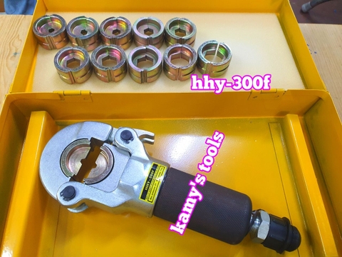 Đầu ép cos thủy lực HHY-300F TLP lực ép 6.5 tấn 16-300mm2