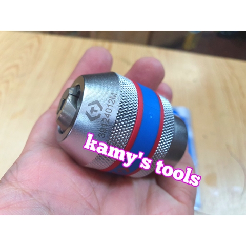 Đầu vặn taro loại 1/2 lỗ vuông 6mm-12mm Kingtony Model 39124012M