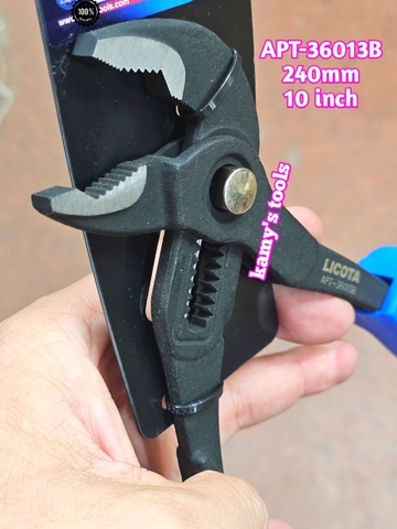 Kìm mỏ quạ 10 inch 240mm Licota APT-36013B miệng mở 0-36mm và 12 inch 300mm Licota APT-36013C mở miệng 0-46mm