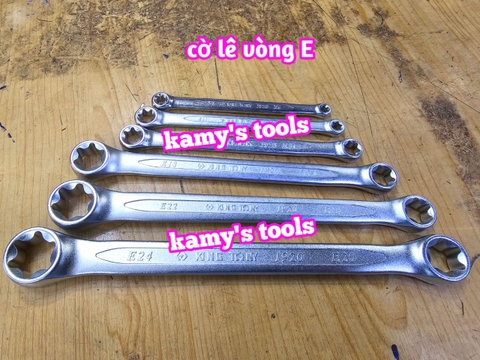 Cờ lê 2 đầu vòng E Kingtony 6x8 7x11 10x12 14x18 16x22 20x24 19200608 19200711 19201012 19201418 19201622 19202024