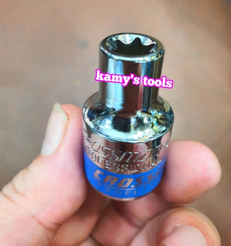 Đầu tuýp đầu khẩu E 1/2 inch Crossman E10 E11 E12 E14 E16 E18 E20 E22 E24