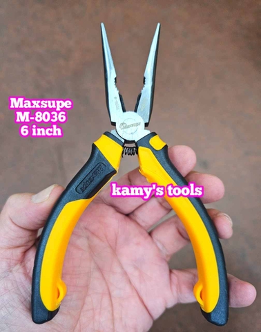 Kìm nhọn Maxsupe 6 inch 8 inch M-8036 M-8038